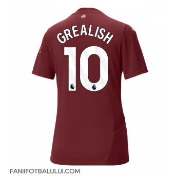 Manchester City Jack Grealish #10 Tricou Fotbal Replică 2024-25 Femei Treilea